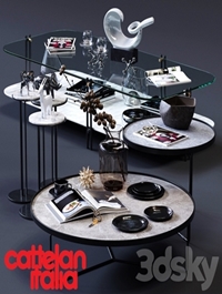 Cattelan Italia Coffee Tables Set 02