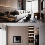 Interior Kitchen – Livingroom Scene By Quang Hieu