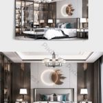 3D new Chinese style bedroom