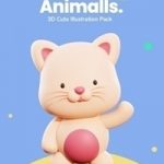 Animalls – 3D Cute Illustration Pack