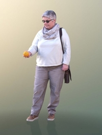 Barbara 10531 - Shopping Casual Woman VR / AR / low-poly 3d model