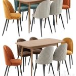 Deephouse. Dining chair Paris. NORDECO Extendable Table