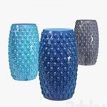 Mistana hoddesd drum ceramic garden stool