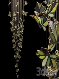 Light stained glass Vargov Design - Green