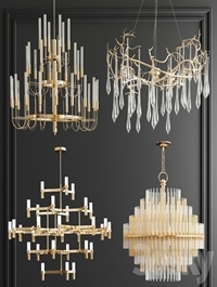 Four Exclusive Chandelier Collection 54