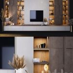 Furniture for TV zones with decor