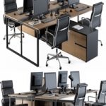 Office Furniture – employee Set 13