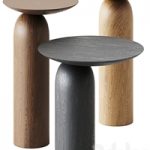 Wooden Coffee Side Table Disco by Basta