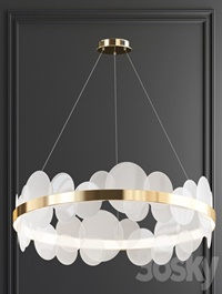 Bollarm circle chandelier