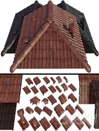 Ceramic roof tiles