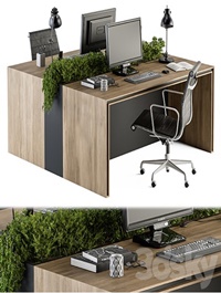 Office Furniture - employee Set 17