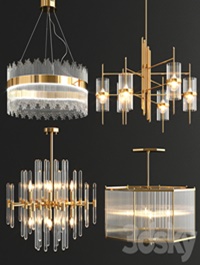 Collection of modern chandeliers