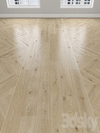 Parquet Oak, 3 types: herringbone, linear, chevron.