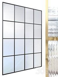 Glass partition