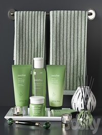 Innisfree Green Tea Cosmetics Decor Set