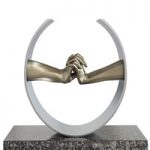 Lorenzo Quinn Sculpture During Love