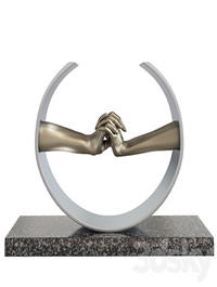 Lorenzo Quinn Sculpture During Love