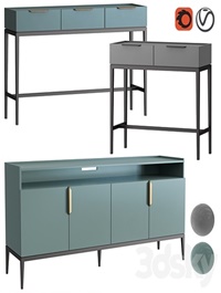 Dantone Home Metropolitan Console Set