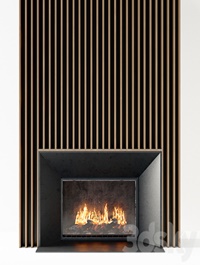 Fireplace, modern, 58