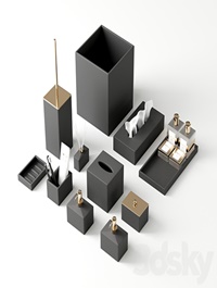 Bathroom Accessories MOOD BLACK