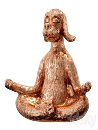 Yoga dog, Yoga dog - figurine