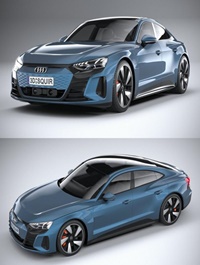 Audi e-tron GT quattro 2022 3D Model