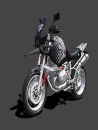 Motorcycle PUBG TrainHard Concept Skin – 3D Model