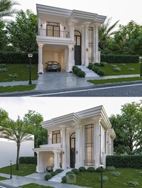 Villa Exterior – 3D Model