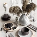 Table Settings With Reed – 3D Model