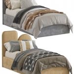 Bed With a Soft Headboard 9 – 3D Model