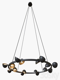 Avion round 16 lights chandelier