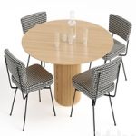 Elettra Chair and Palais Royal dining table