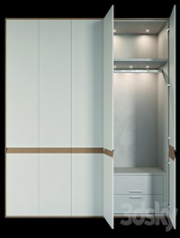 Lunis wardrobe by Hulsta