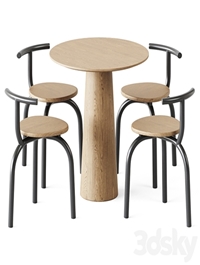 Table P.O.V. D70 by Ton and Ogle Chair by Hayo Gebauer