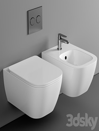 BagnoDesign Attache Rimless Wall Hung Toilet