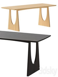 ETHNICRAFT Geometric Dining Table