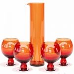 HKliving / Funky Orange Glassware Set