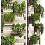 collection outdoor plant stand wall wood vase 01