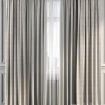 Curtains with window 190