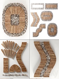 Pebble lawn flooring