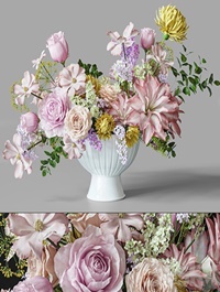 Flower Set 032 Centerpiece