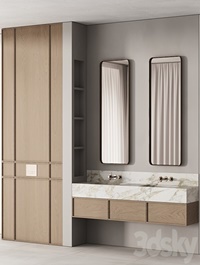 188 bathroom furniture 04 minimal wood and marble 00