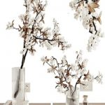 Decorative set on bedside table 1