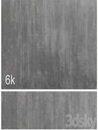 Carpet set 17 - Plain Gray Wool Rug / 6K