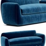 EPÒNIMO Sofa aus Samt mit abnehmbarem Bezug