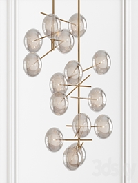 Ochre at MaisonGallotti & Radice Bolle Pendant Light by Massimo Castagna