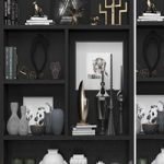 Bookcase with books, decor and figurines 11