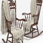 Armchair – rocking chair, plaid