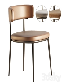CARATOS Chair with armrests By Maxalto