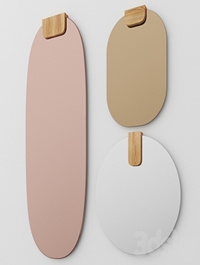 Clip Wall-Mounted by Sculptures Jeux Mirror